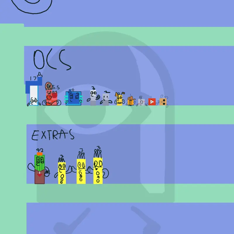 Numberblocks algodoo by @The_H3413R