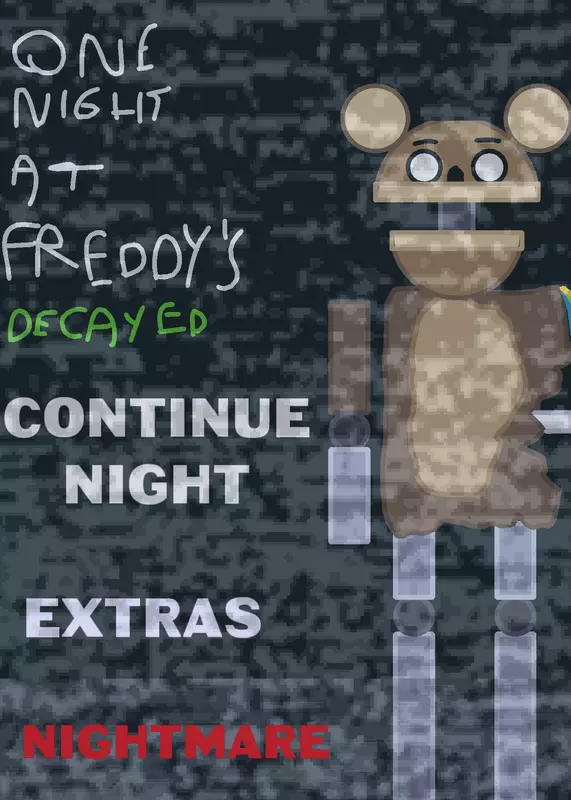 One night at Freddy's decayed by @milado23