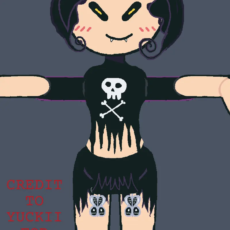 My Roblox character Ragdolled ♡ by @8bitPixie