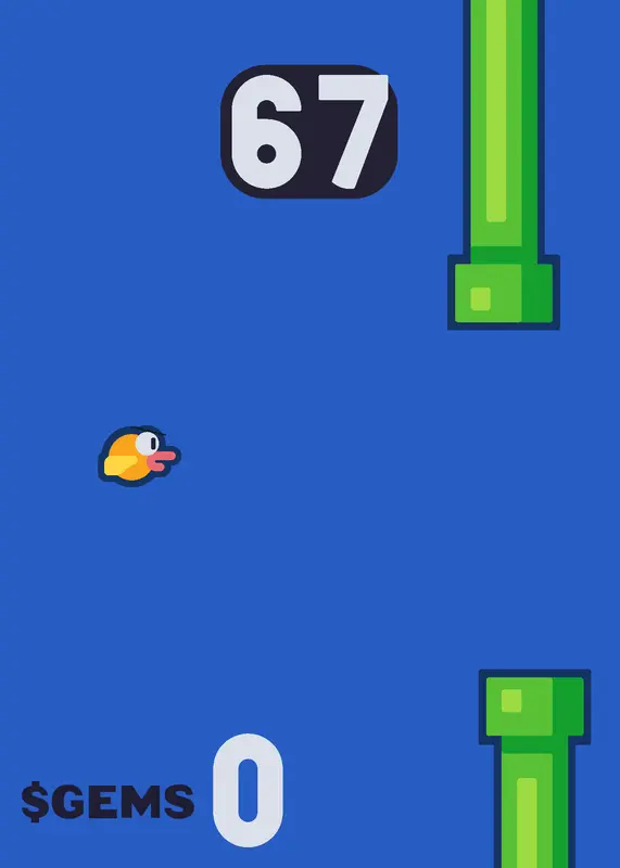 Flappy bird 👍 by @Jvo0