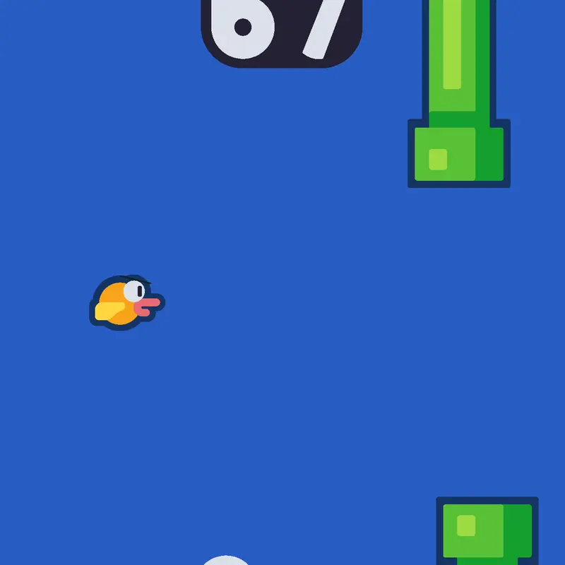 Flappy bird 👍 by @Jvo0