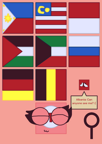 Flag Band: why is albania smol