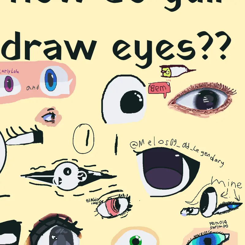 I did this eye remix party idk why by @wow_strawberryshortcake