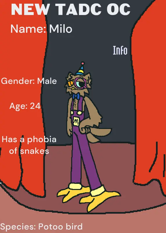 Tadc oc by @DRAGON_WOLFISBACK
