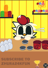 Mugbang chicken gun