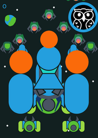 Space fight but with powerful player ships
