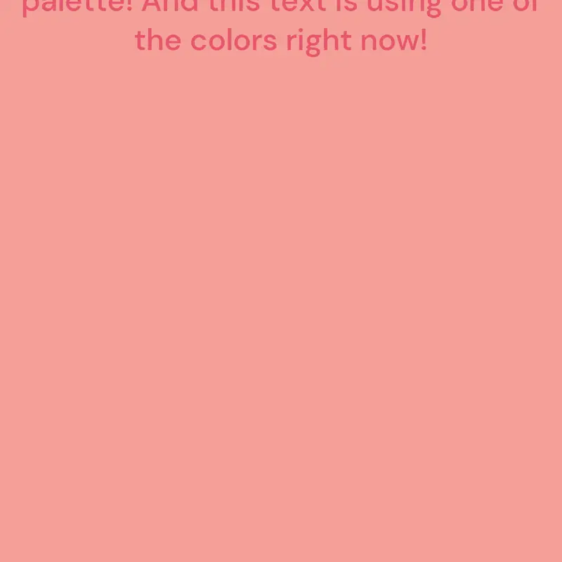 First ever color palette by @NameIessOne