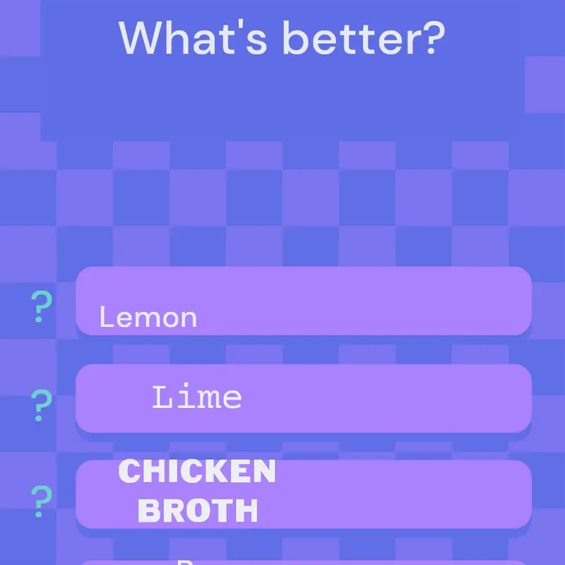 What would you rather? by @cottonbityou