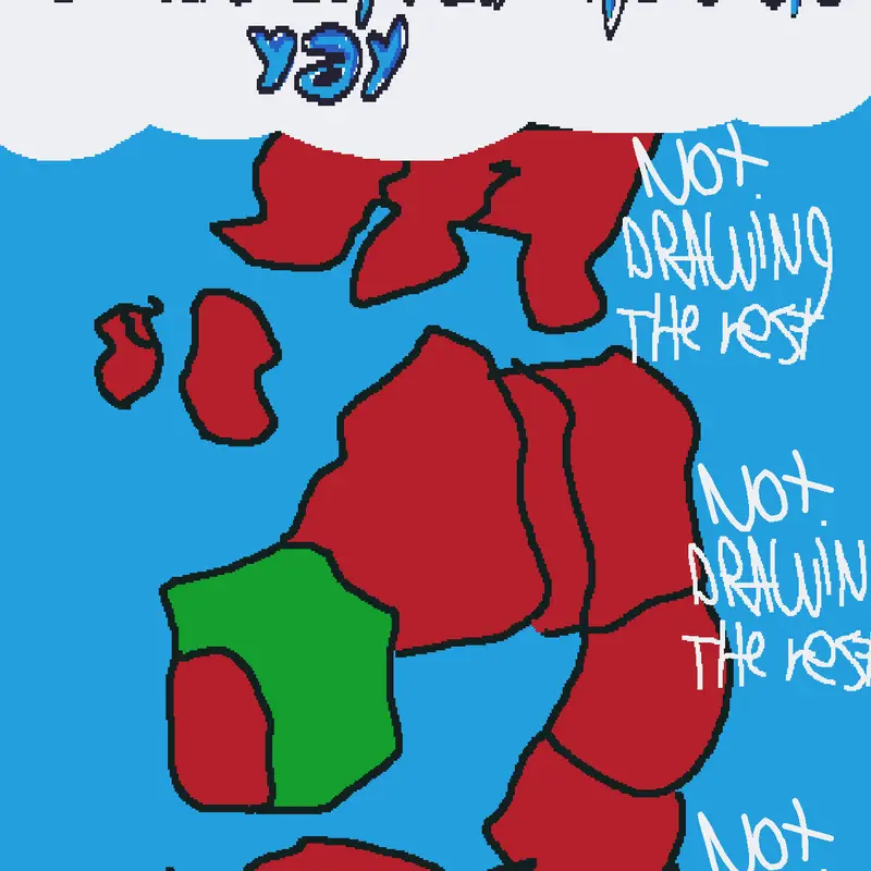 Take over a badly drawn map of Europe by @kirby2zee