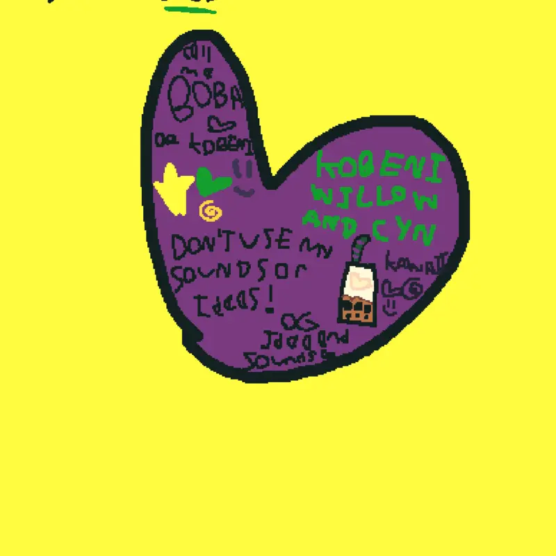 New watermark! #art #cute #purple by @KobeniWillowandCyn