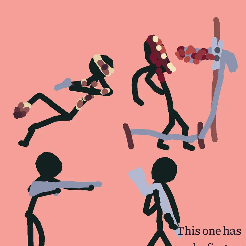 Gore and gun art dump by @Mehly
