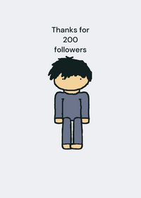 Tahnks for 200 followers