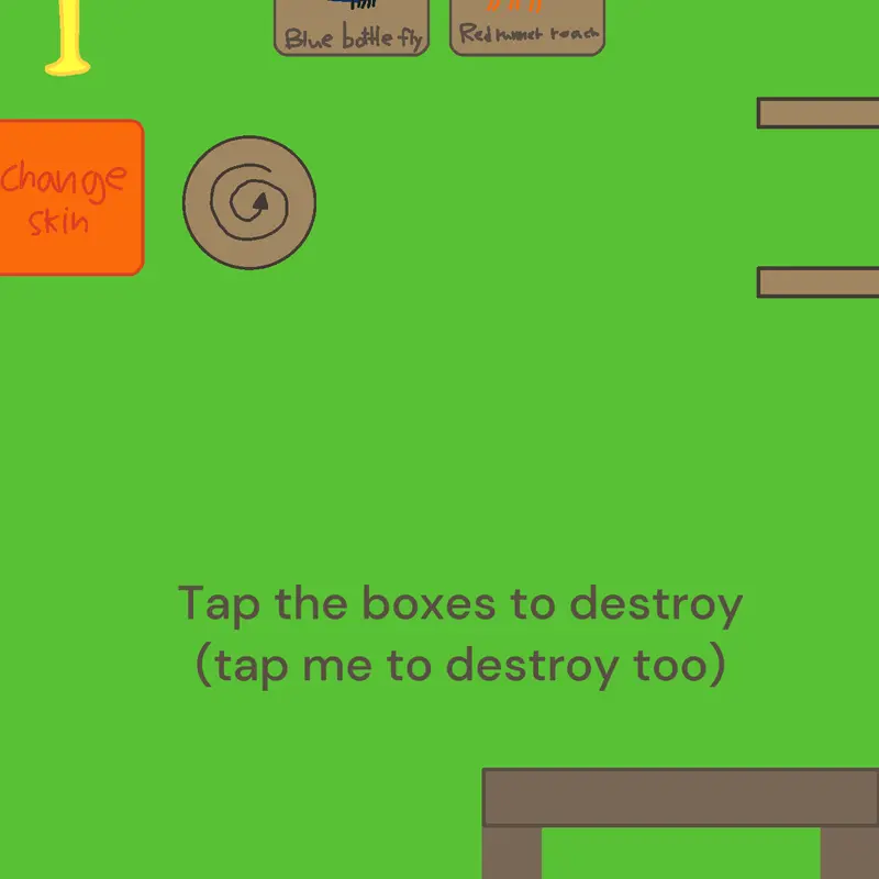 Feed the jumping spider simulator by @croissant1