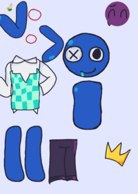 // RAINBOW FRIENDS // dressup/puzzle thingy...