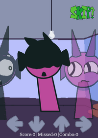 Durple vs him self pibby