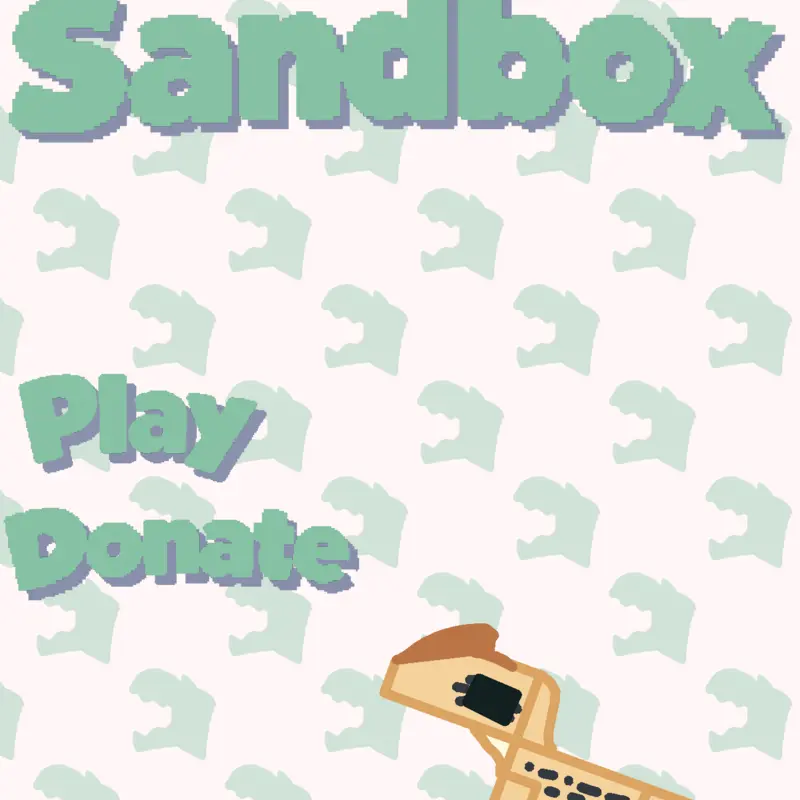 Dinosaur sandbox by @CD8