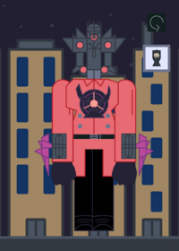 Titan gun woman