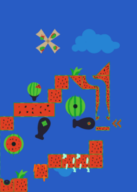 Watermelon golf