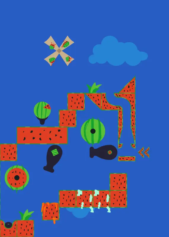 Watermelon golf by @antonish