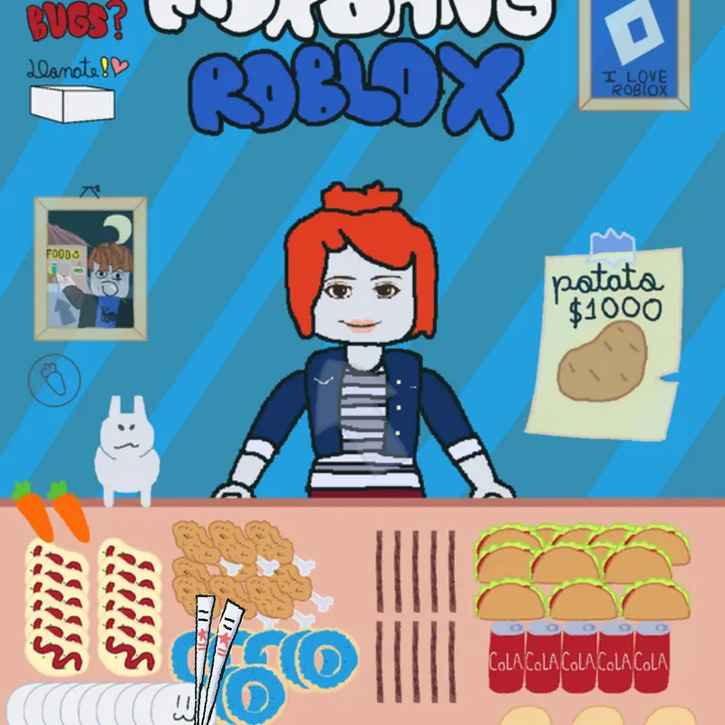 Roblox mukbang by @smoke_cat