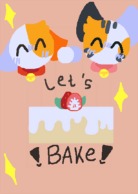 Baking cake with sily and fawn!