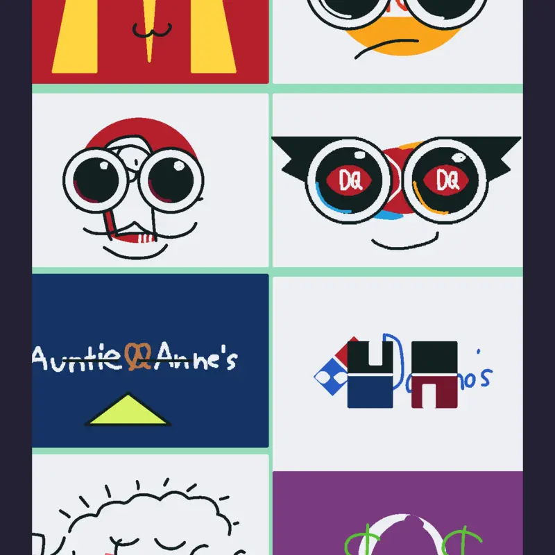 Restaurants Flag Band (I'm hungry) by @Vaduz