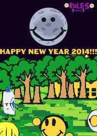 glaggleland new year remix party "The moon...