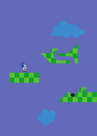 Sonic styled golf