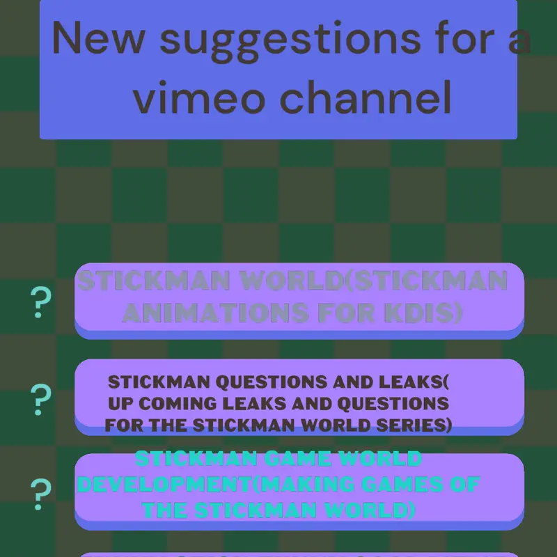 New vimeo channl name suggestions by @redguides