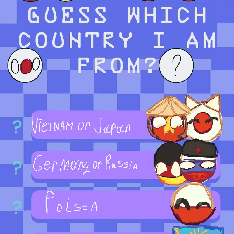 Guess which country I am from by @pizzamo