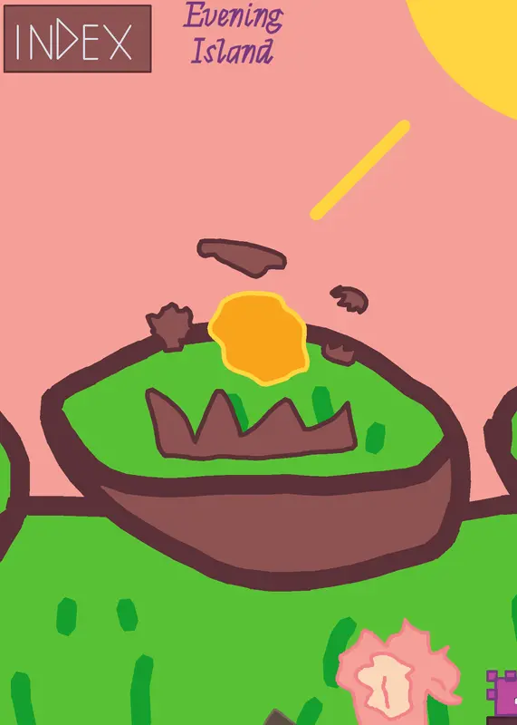 Evening Island by @Pipilsin