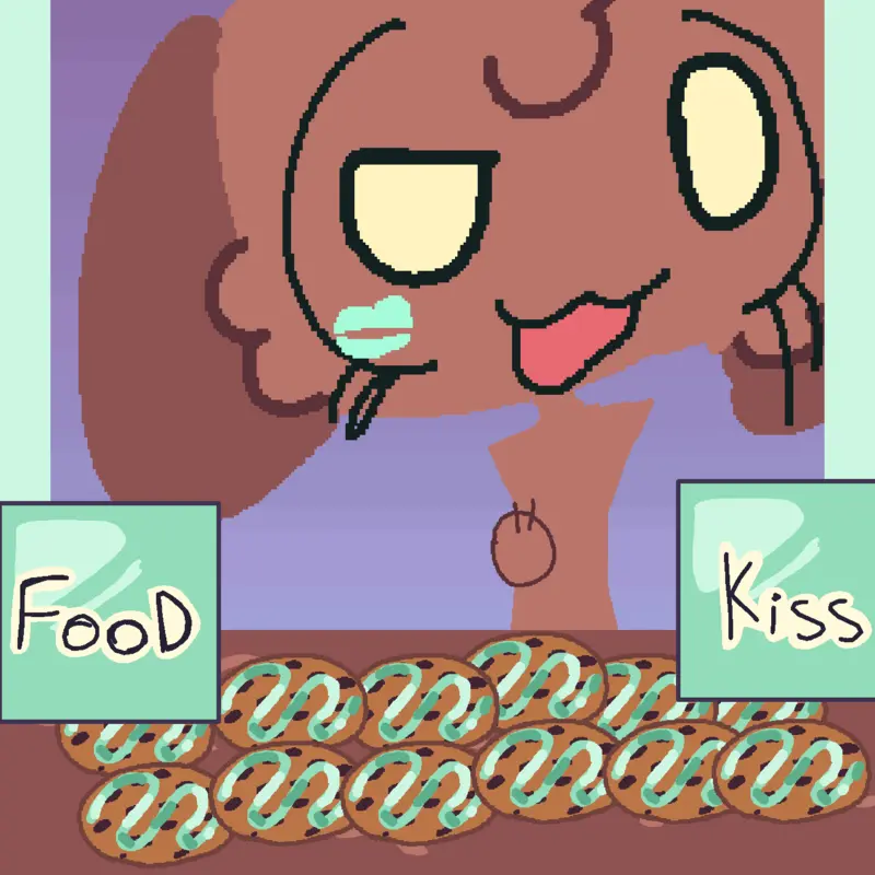 Cat pup Mukbang by @-_Shelly_Dino-_