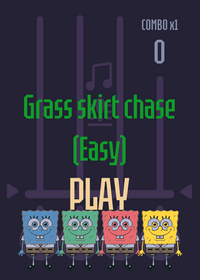 SpongeBob “grass skirt chase” ￼￼