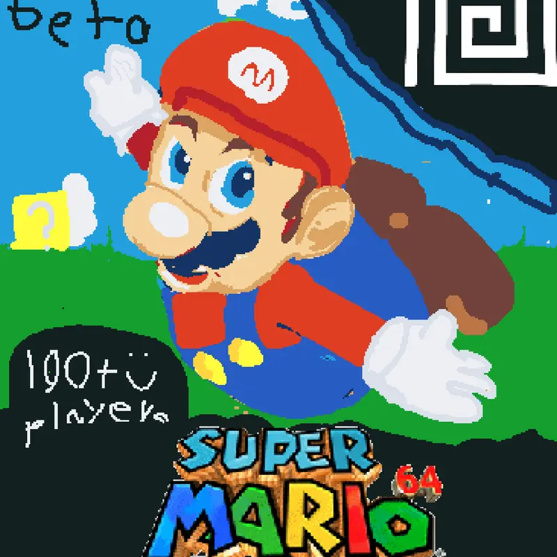 Mario 64 by @Alvii_k