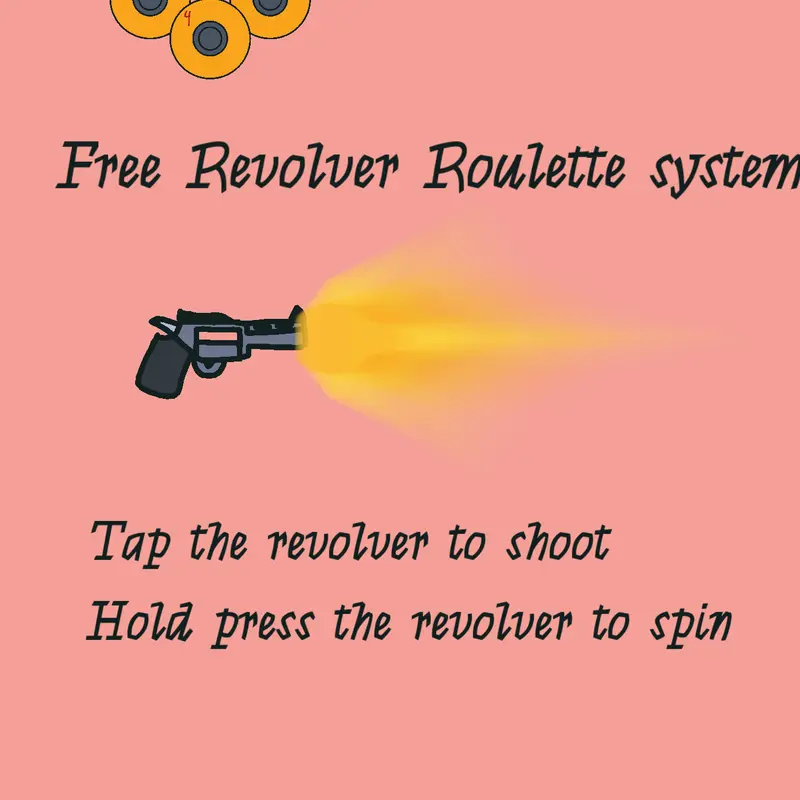 Revolver roulette russian roulette by @TahuDecksStudio