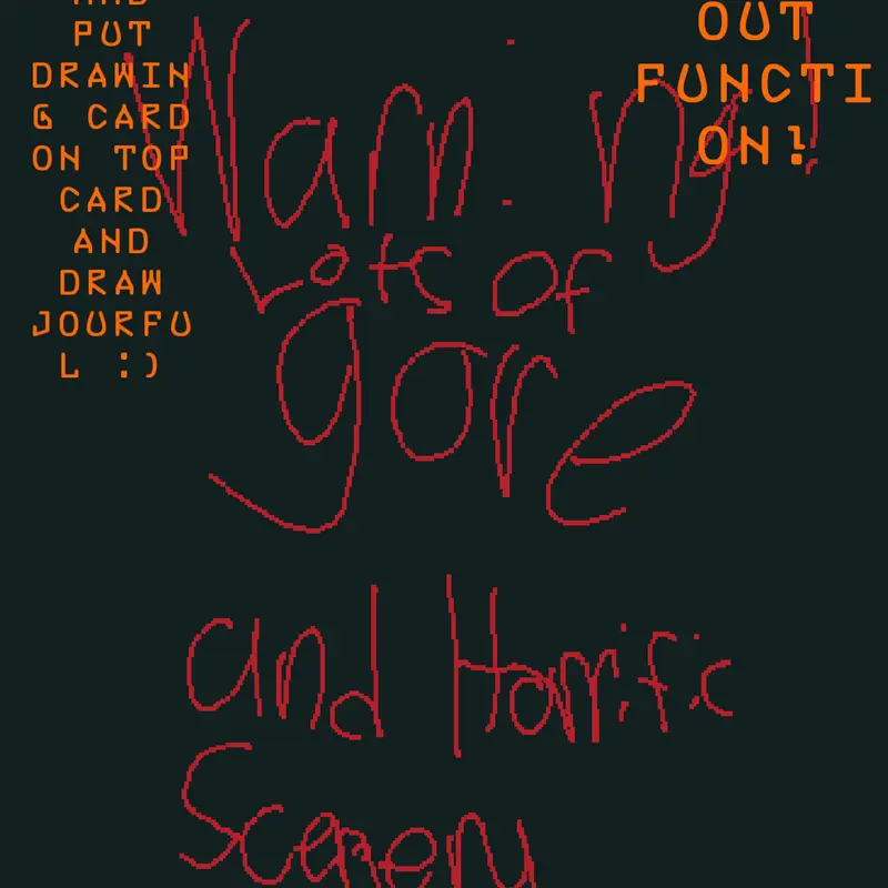 Horror art contest! by @BEAN1E