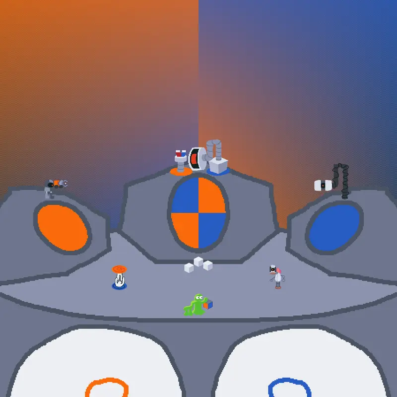 Portal Island 3 elements, 7 monsters by @Forxonoli
