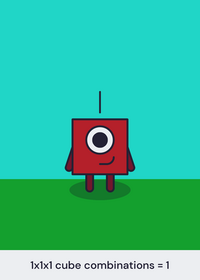 Numberblocks Puzzle Cube Combinations Band