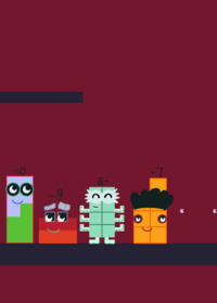 Numberblocks v.s lava | Present for...