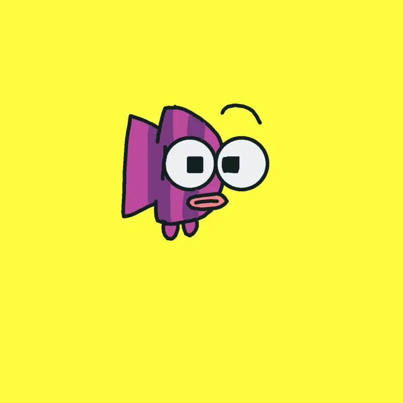 hi :) by @FlippyTheButterflyFish
