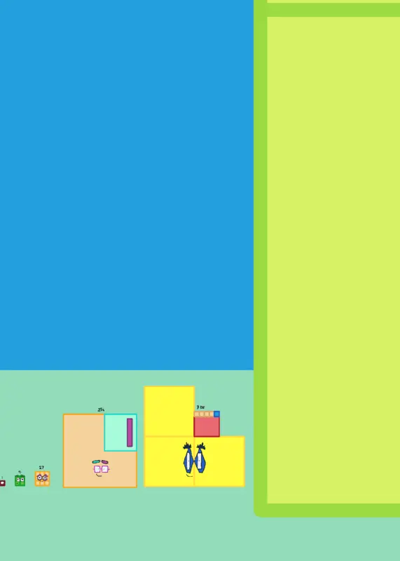 Numberblocks n^n by @brainrotdetector