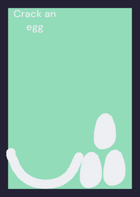 Cook omelet and Feed