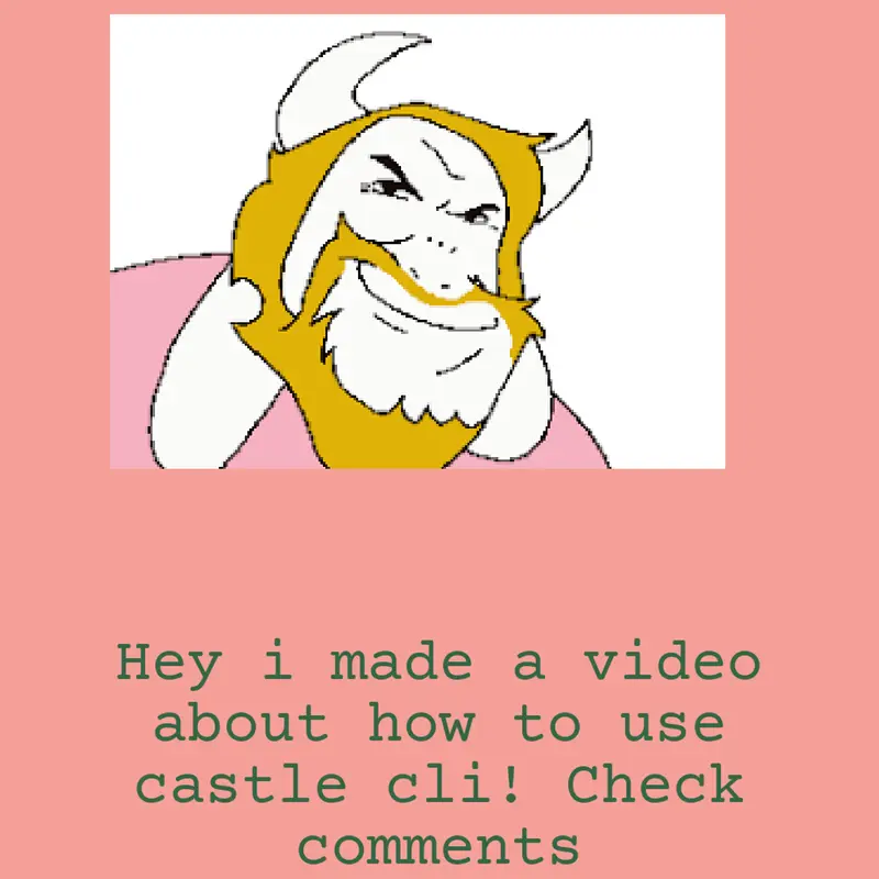 Cli example for you guys by @RNCSRR