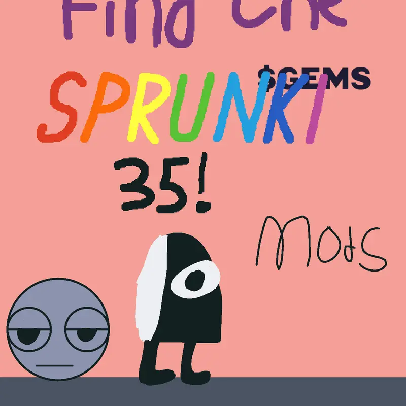 Find the sprunki by @Semyon_XD