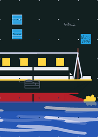 Sinking Ship Ocean liner