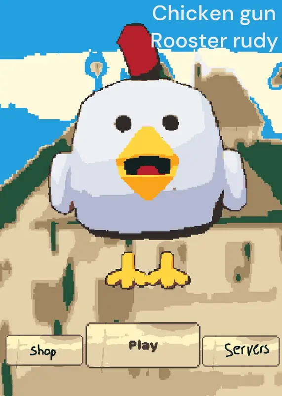 Chicken gun rooster rudy by @alexeyrudy2447decks