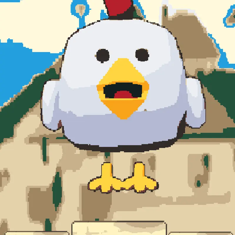 Chicken gun rooster rudy by @alexeyrudy2447decks