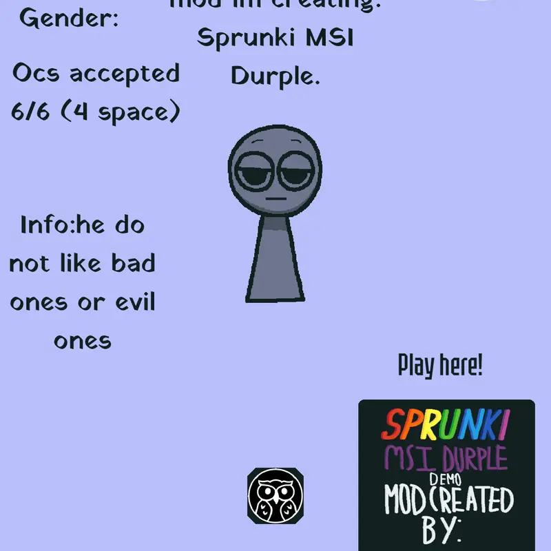 Make a Sprunki Oc for a mod im creating. by @Donna278