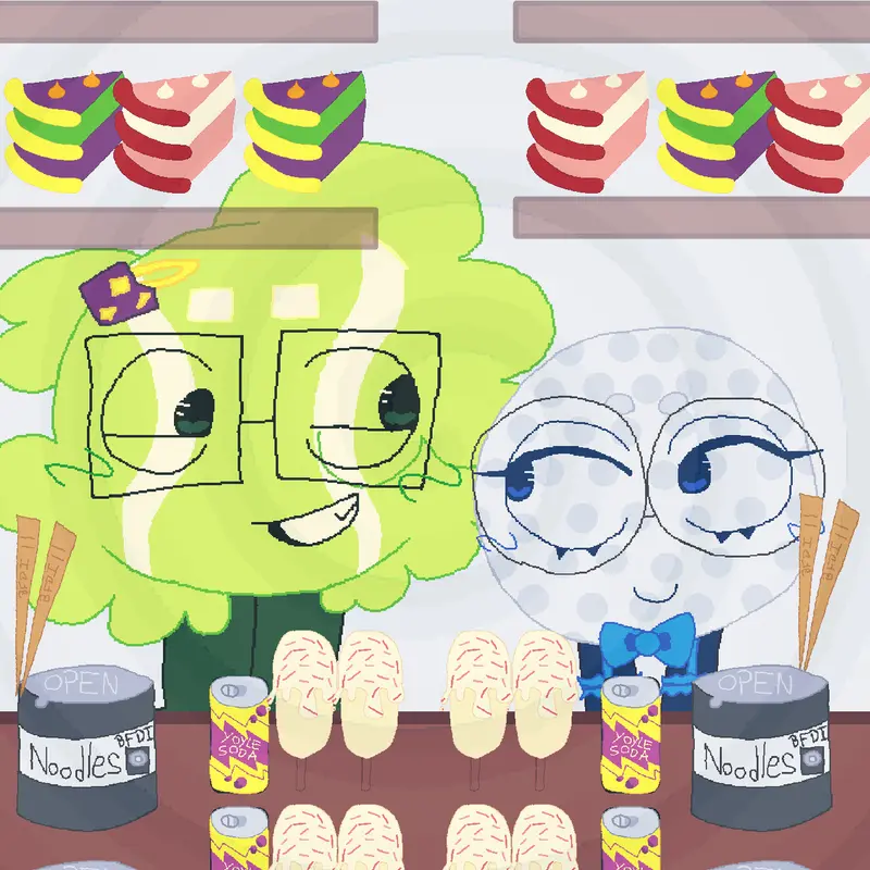 BFDI Tennis Ball and Golf Ball mukbang ! by @elliotux__