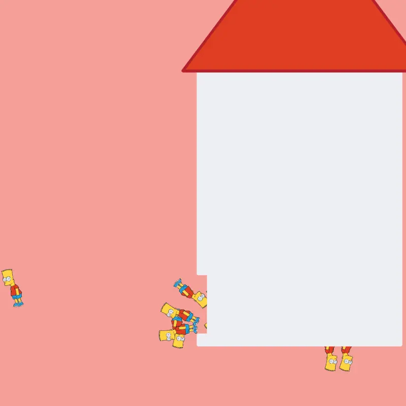 Homer let the barts out by @frickinickinickin
